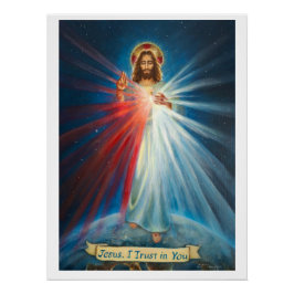 Jesus, ich vertraue auf Dich Poster