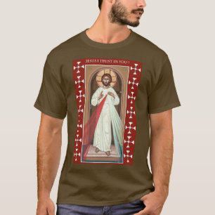 JESUS ICH VERTRAUEN IN DICH DIVINE MERCY ICON T-Shirt