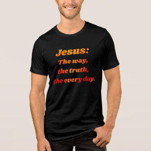 Jesus: Ihre tägliche Richtung Tri-Blend Shirt