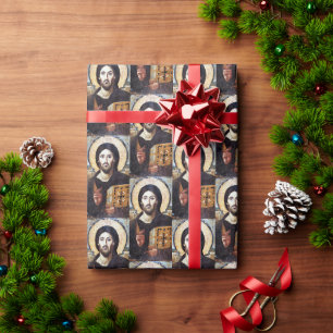 Jesus-Ikone Katholisch Geschenkpapier