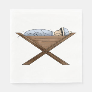 Jesus in der Zeitung Napkins Serviette