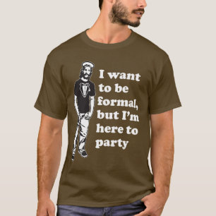 Jesus in einem Tuxedo - formal aber hier zum Party T-Shirt