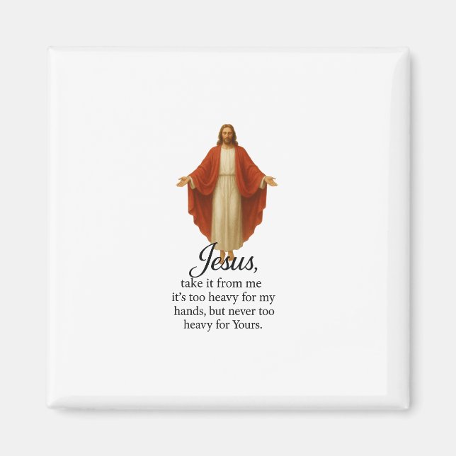 Jesus in Red and White Magnet (Vorne)