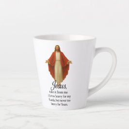 Jesus in Red and White Milchtasse
