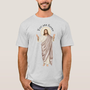 Jesus in Ruhm nähert sich mit offenen Armen U Gere T-Shirt