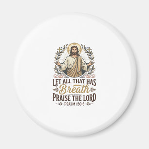 Jesus Indie Folk Akustik-Anbetungs-Grafik-T-Shirt Magnet