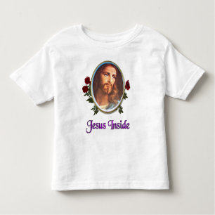 Jesus innen kleinkind t-shirt