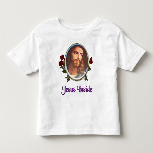 Jesus innen kleinkind t-shirt (Vorderseite)