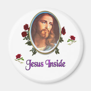 Jesus innen magnet