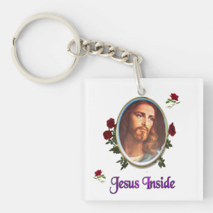 Jesus innen schlüsselanhänger