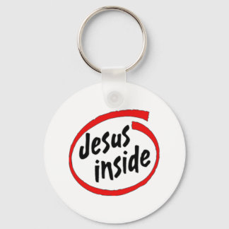 Jesus innen schlüsselanhänger
