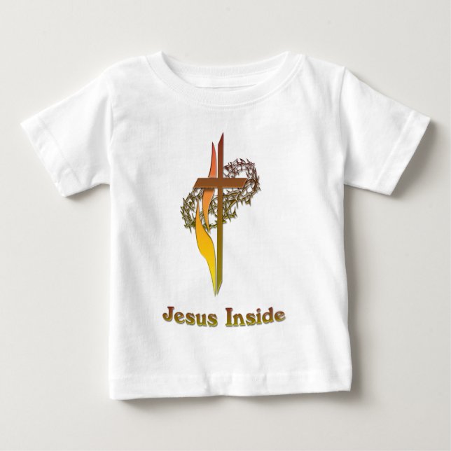 Jesus Inside Baby T-shirt (Vorderseite)