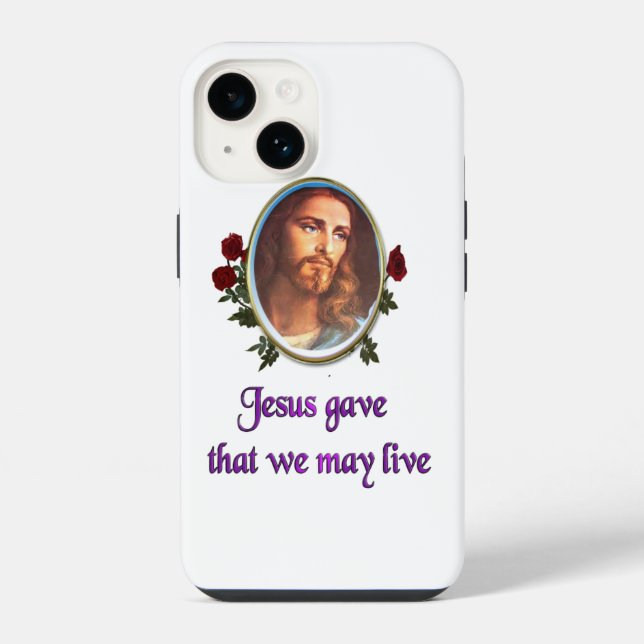 Jesus iPhone Hülle (Rückseite)