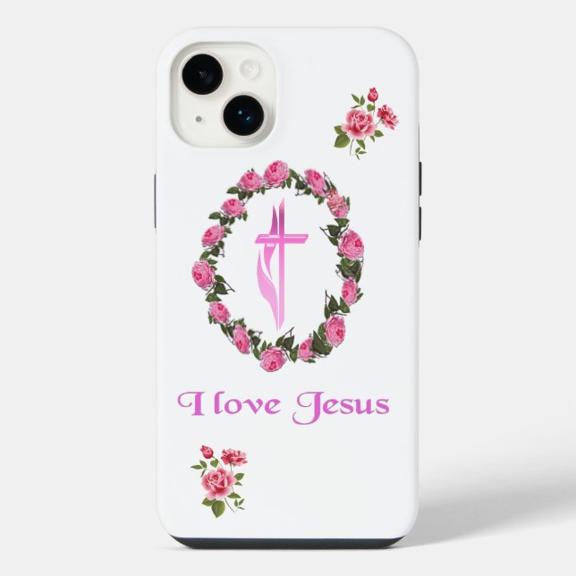 Jesus  iPhone hülle (Rückseite)