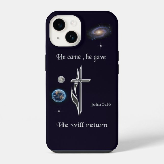 Jesus iPhone Hülle (Rückseite)