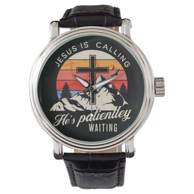 Jesus is calling armbanduhr (Vorderseite)
