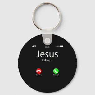 Jesus Is Calling Christian Schlüsselanhänger
