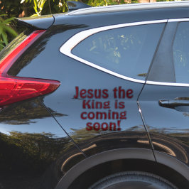 Jesus is coming aufkleber