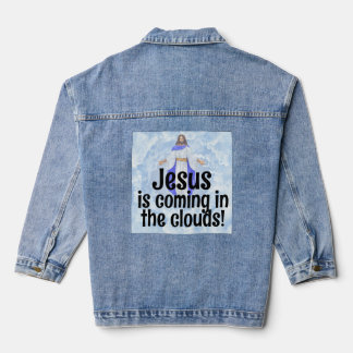 Jesus is coming jeansjacke