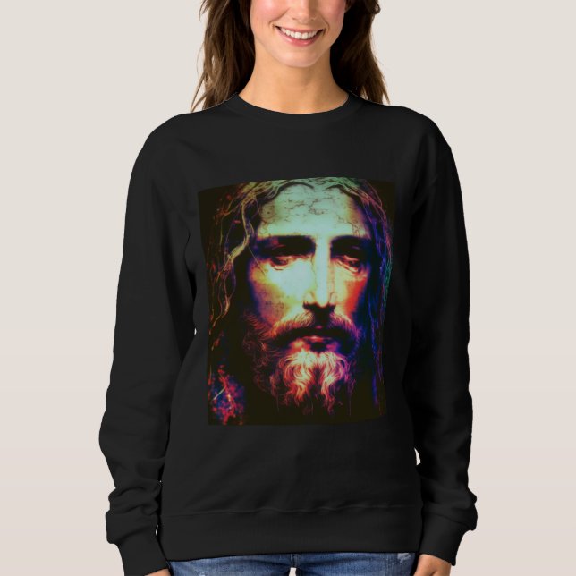 Jesus is King Bible Christian Faith   4 Sweatshirt (Vorderseite)
