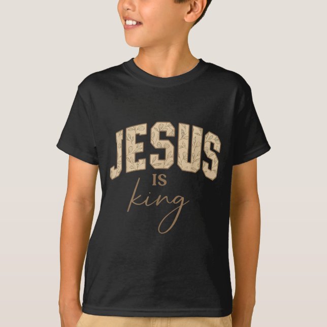 Jesus.is King Bible Verse John 14_6 Christian Reli T-Shirt (Vorderseite)