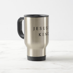 JESUS IS KING Hoodie Reisebecher