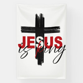 JESUS Is King Statement of Faith Artwork Banner