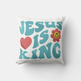 Jesus Is King Wurfkissen Kissen