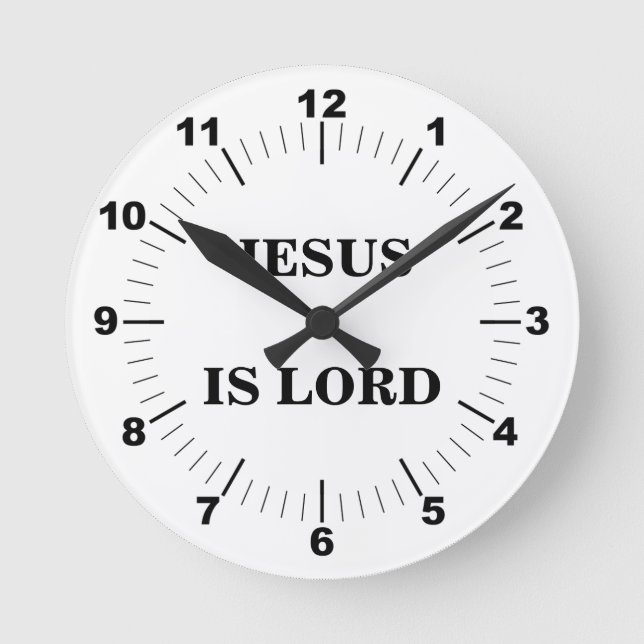 JESUS IS LORD RUNDE WANDUHR (Vorderseite)