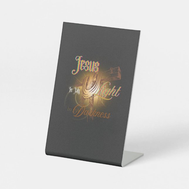  Jesus Is My Light – Halloween Shirt Sockelschild (Vorderseite)
