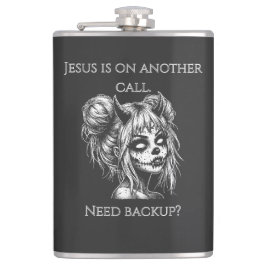 Jesus Is on Another Phone – Succubus Backup Flachmann