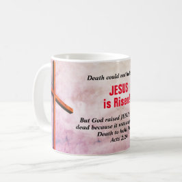 JESUS IS RISEN Christlich Ostern Kaffeetasse