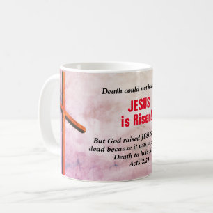 JESUS IS RISEN Christlich Ostern Kaffeetasse