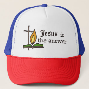 Jesus Is The Answer Truckerkappe