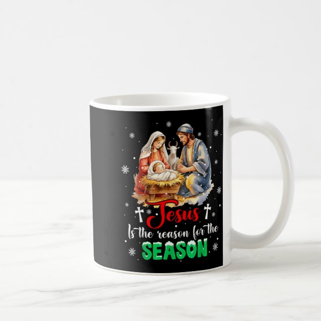 Jesus Is The Reason For The Season Christmas Xmas  Kaffeetasse (Rechts)
