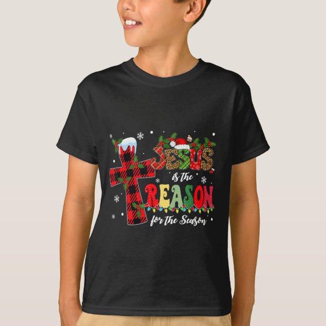 Jesus Is The Reason For The Season Christmas Xmas  T-Shirt (Vorderseite)