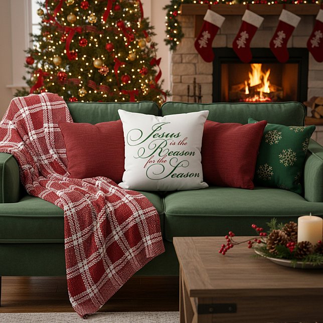 Jesus is the reason throw pillow kissen (Von Creator hochgeladen)