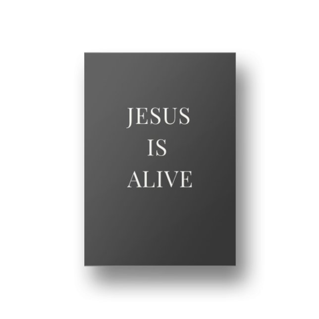Jesus ist am Leben Christliches Wandkunstposter  Poster (Von Creator hochgeladen)