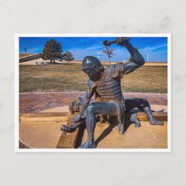 Jesus ist an das Kreuz gebunden Postkarte