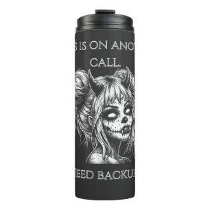 Jesus ist auf einer anderen Leitung – Succubus-Bac Thermosbecher
