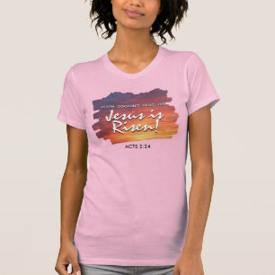 JESUS IST AUFERSTANDEN Sunset Christian Ostern T-Shirt