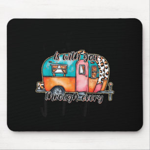 Jesus ist bei dir durch jeden Reise-Camper Chr Mousepad