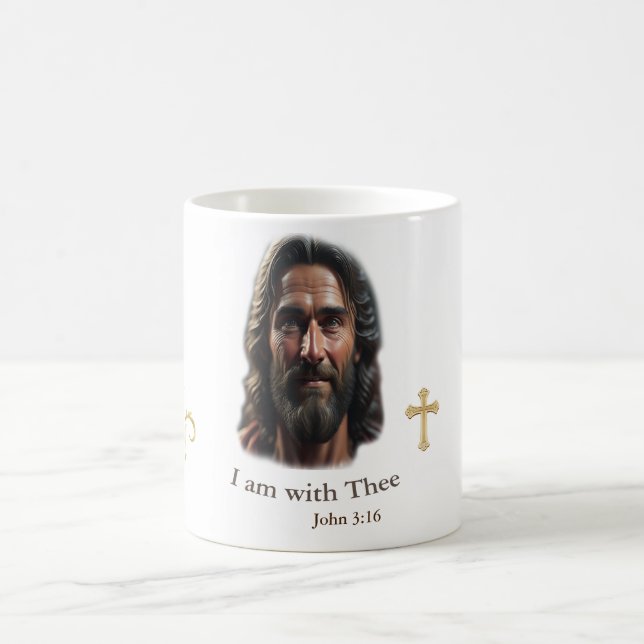 Jesus ist bei dir kaffeetasse (Mittel)