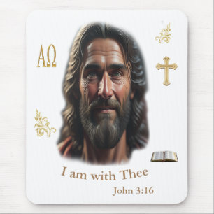 Jesus ist bei dir mousepad