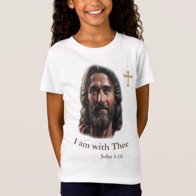 Jesus ist bei dir T-Shirt (Vorderseite)