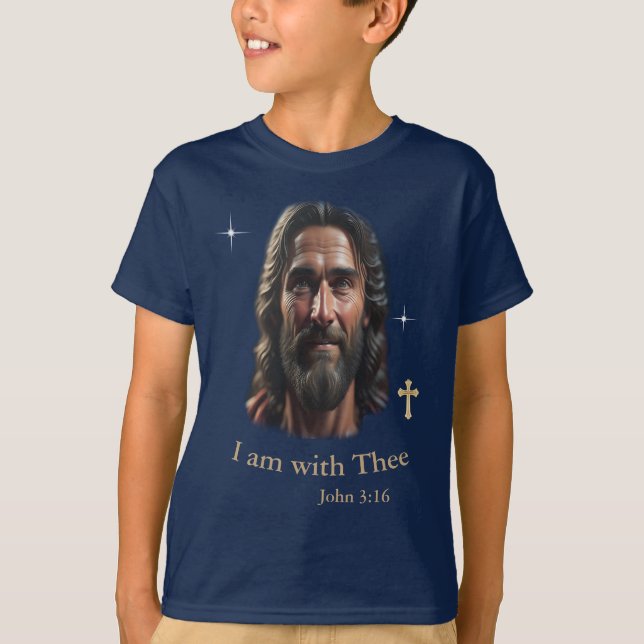 Jesus ist bei dir T-Shirt (Vorderseite)