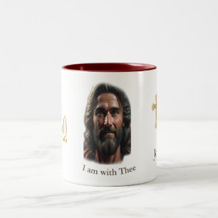 Jesus ist bei dir zweifarbige tasse