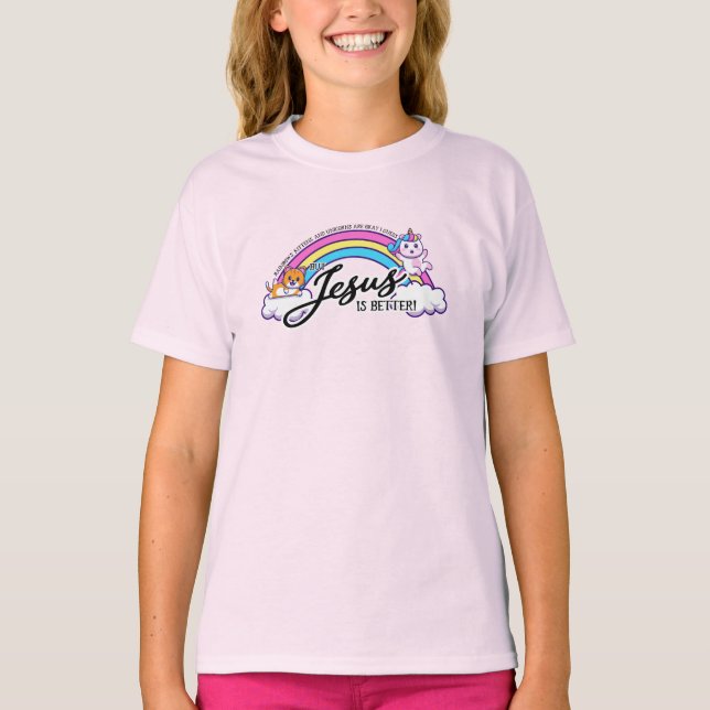 Jesus ist besser! T-Shirt (Vorderseite)