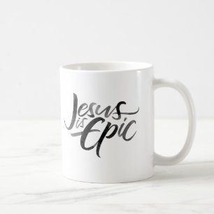 Jesus ist Christliche epische Tintenschrift Tasse