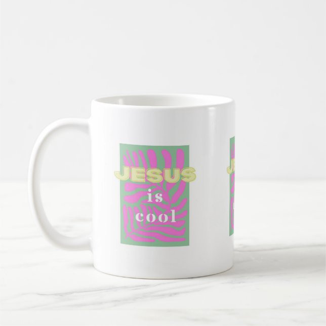 Jesus ist Cool, Christliche Tasse, Kaffee Kaffeetasse (Links)